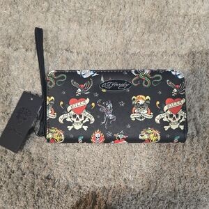 Ed Hardy Multicolor Tattoo Design Wallet